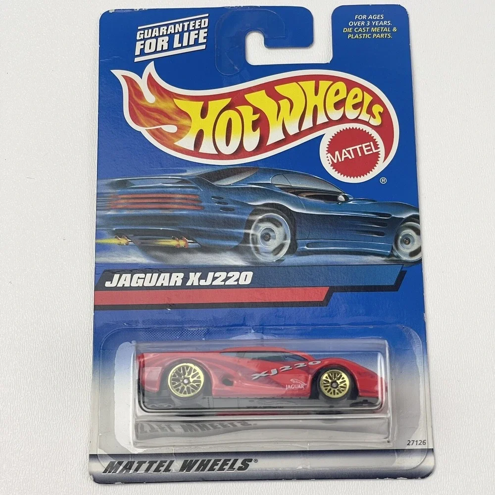 2000 Hot Wheels Jaguar XJ220 Red 160 Gold Rims